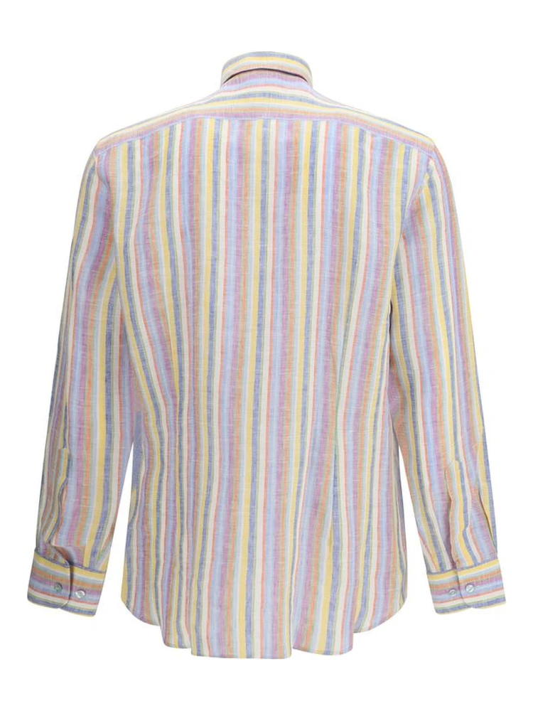 Multicolor Linen Pattern Shirt alternative