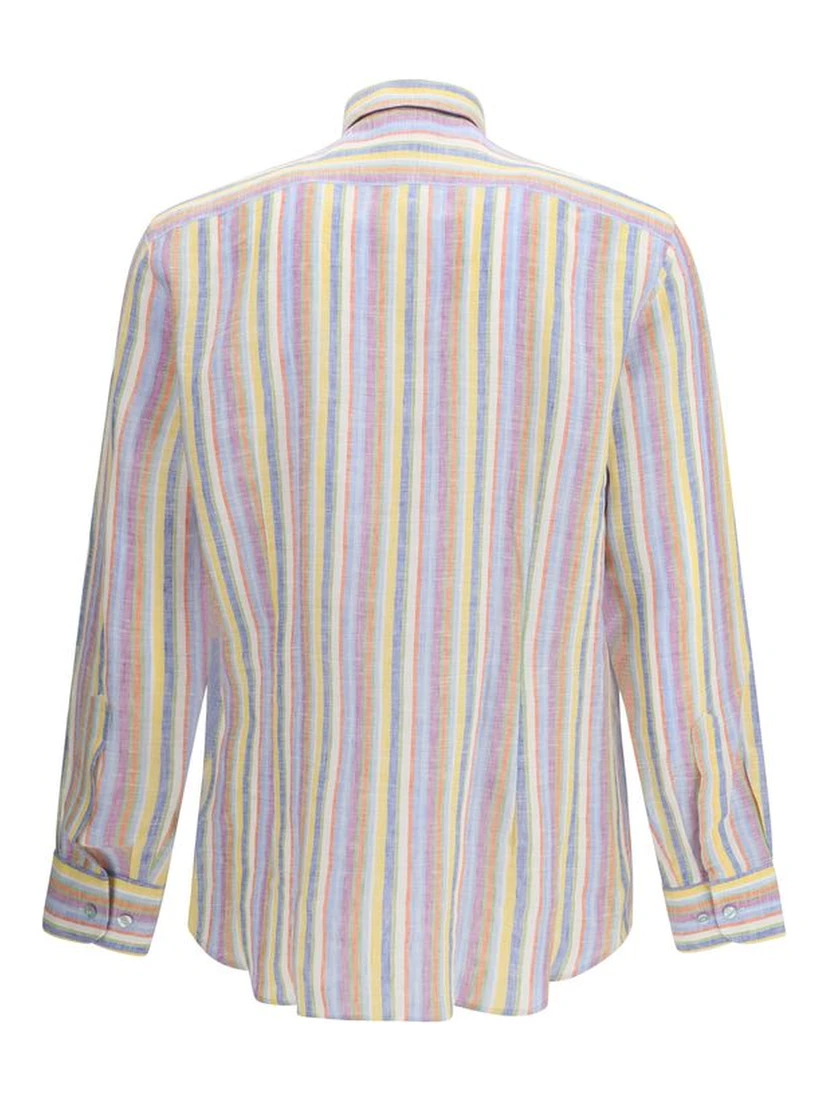 Multicolor Linen Pattern Shirt