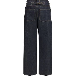 Blue Cotton Relaxed Fit Jeans