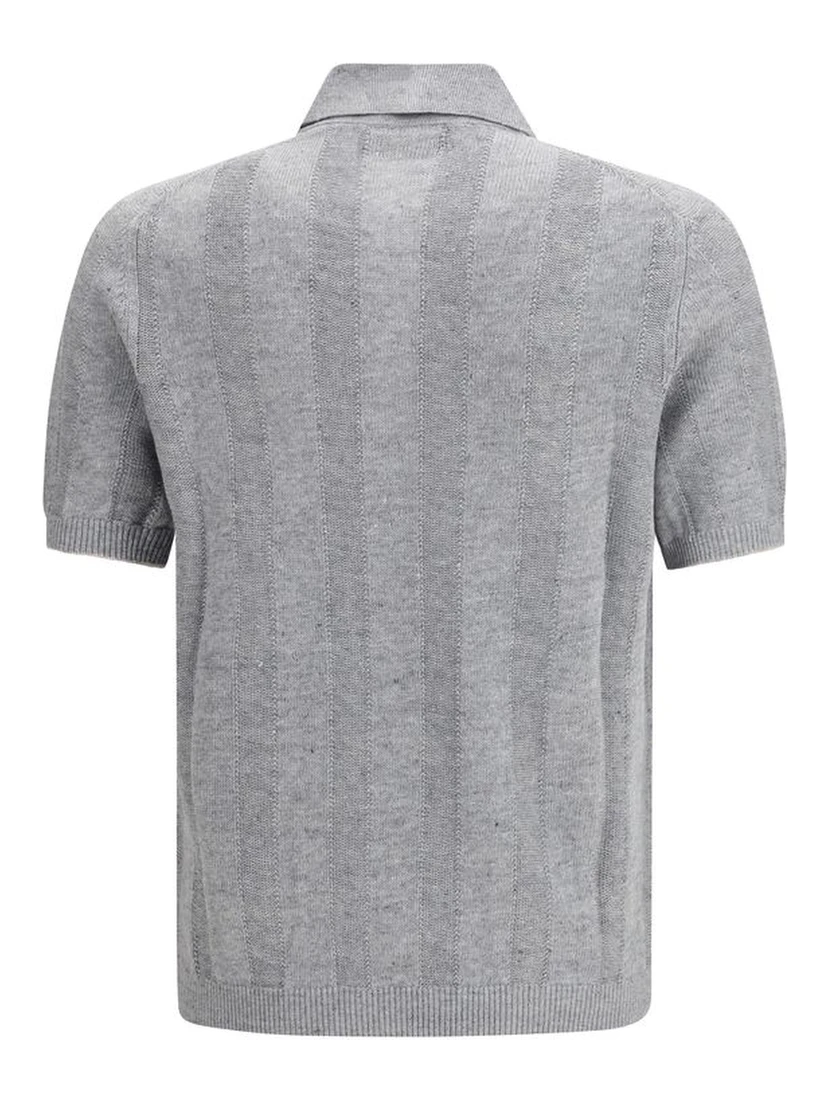 Gray Linen Dress Shirt