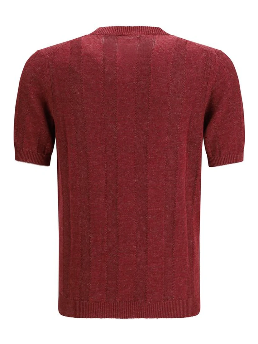 Multicolor Linen Shortsleeve Shirt