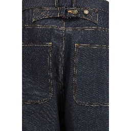 Blue Cotton Relaxed Fit Jeans