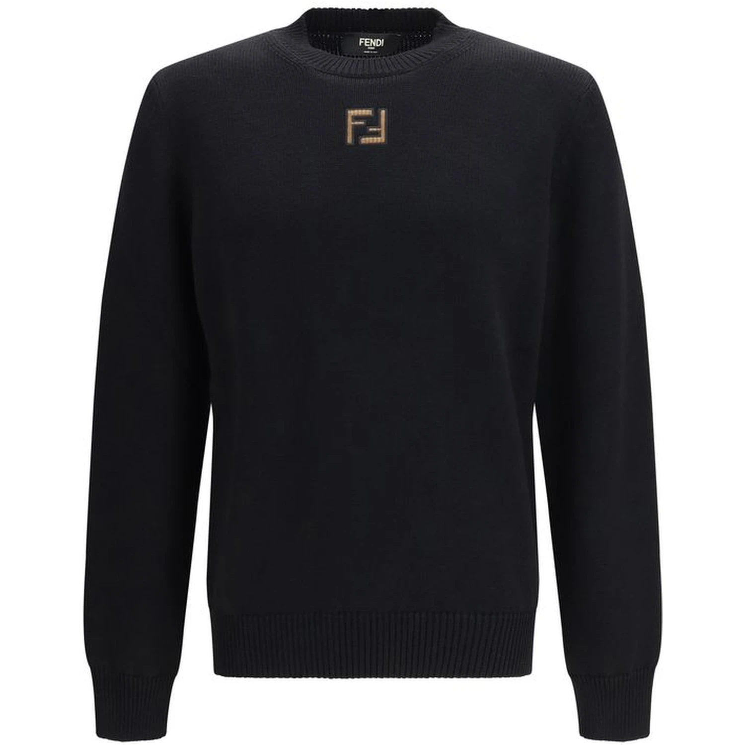 Black Fleece Wool Sweatshirt