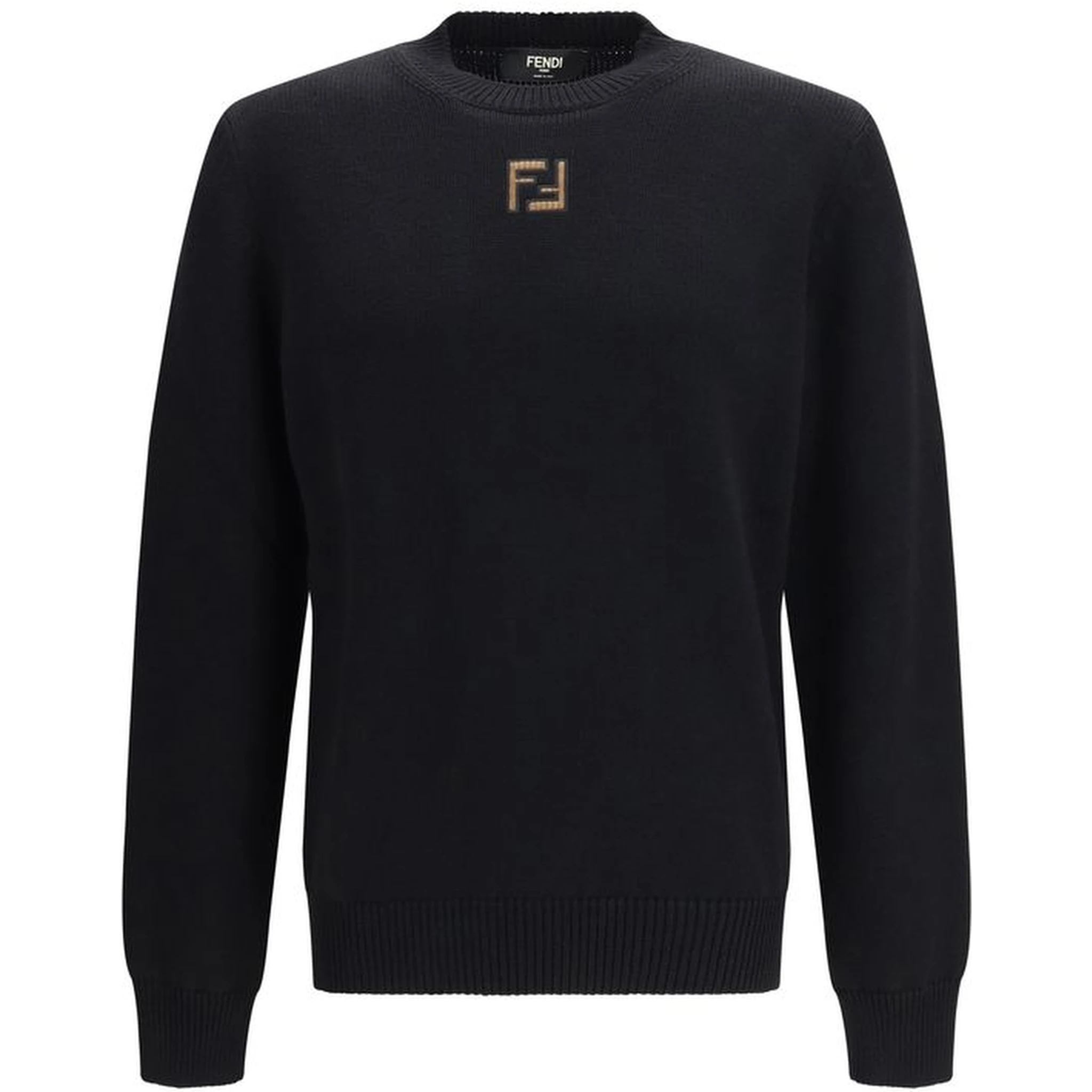 Black Fleece Wool Sweatshirt