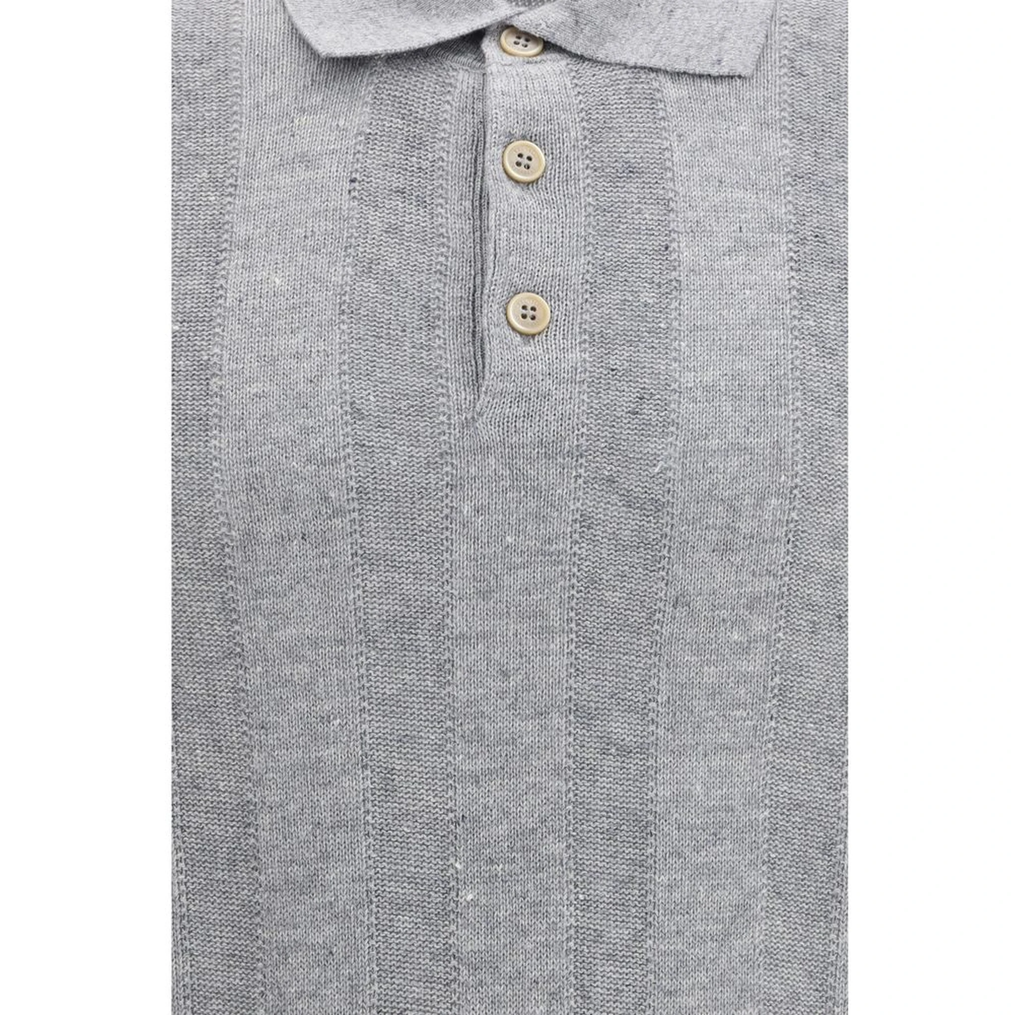 Gray Linen Dress Shirt