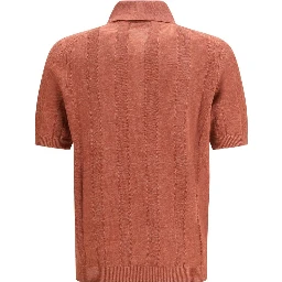 Orange Linen Sweatshirt