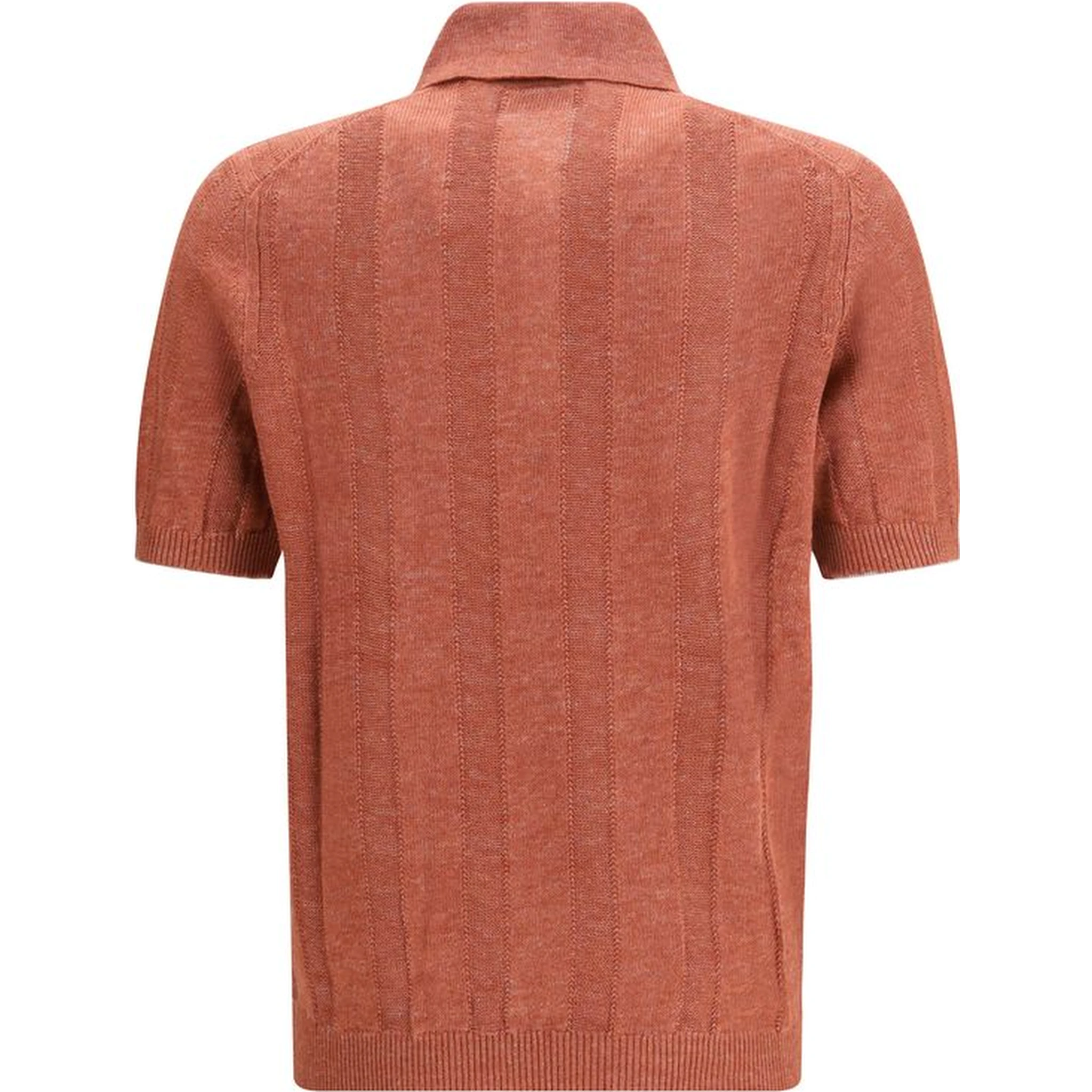 Orange Linen Sweatshirt