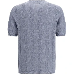 Blue Linen T-Shirt