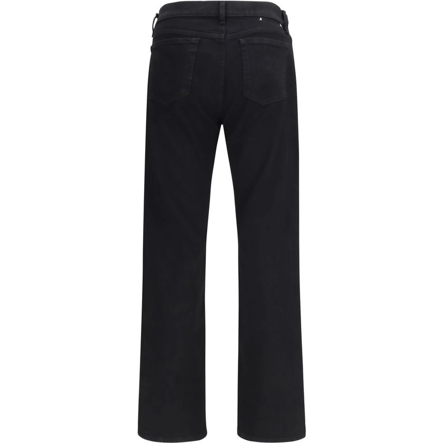 Black Cotton Slim Fit Jeans