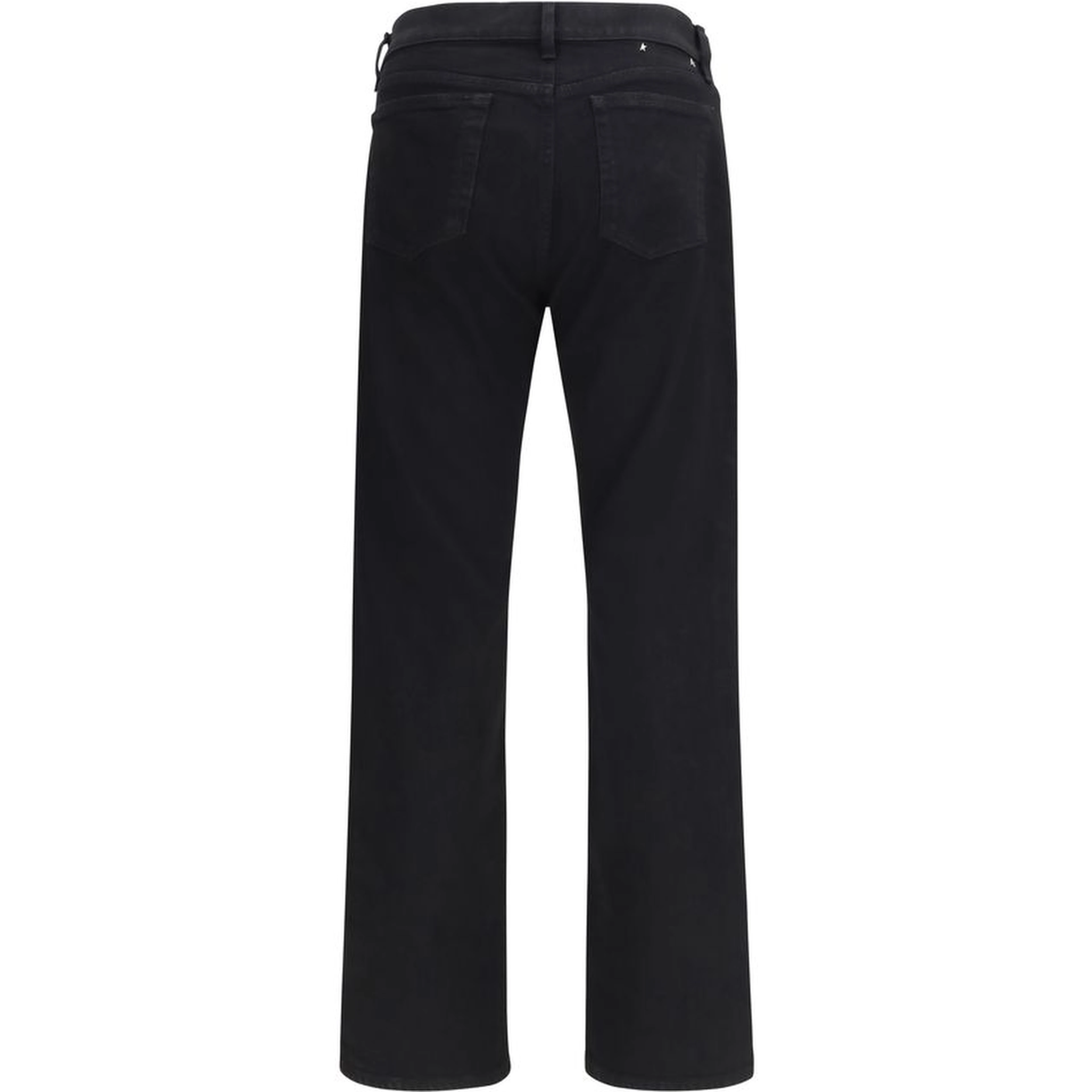 Black Cotton Slim Fit Jeans