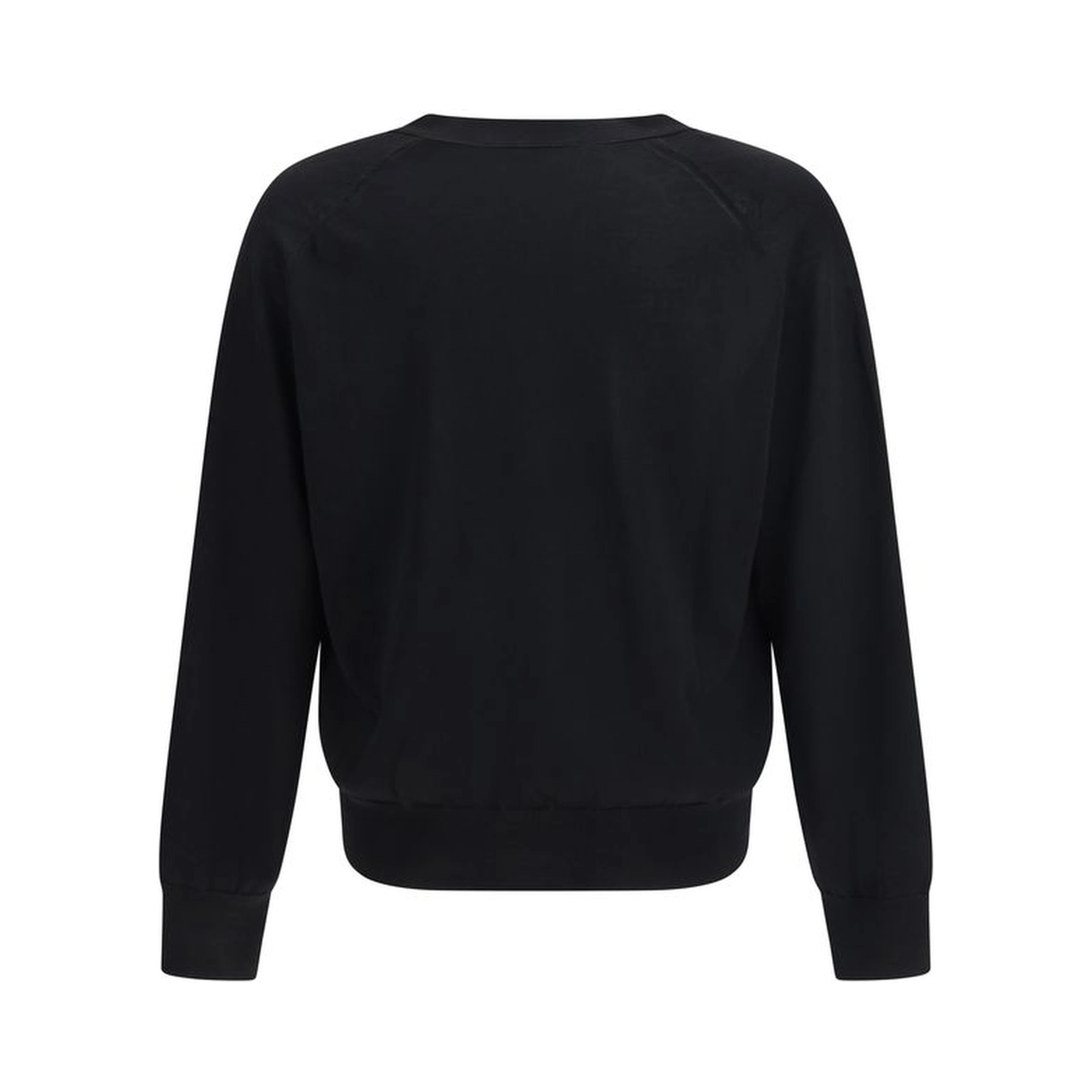 Black Merino Wool Cardigan