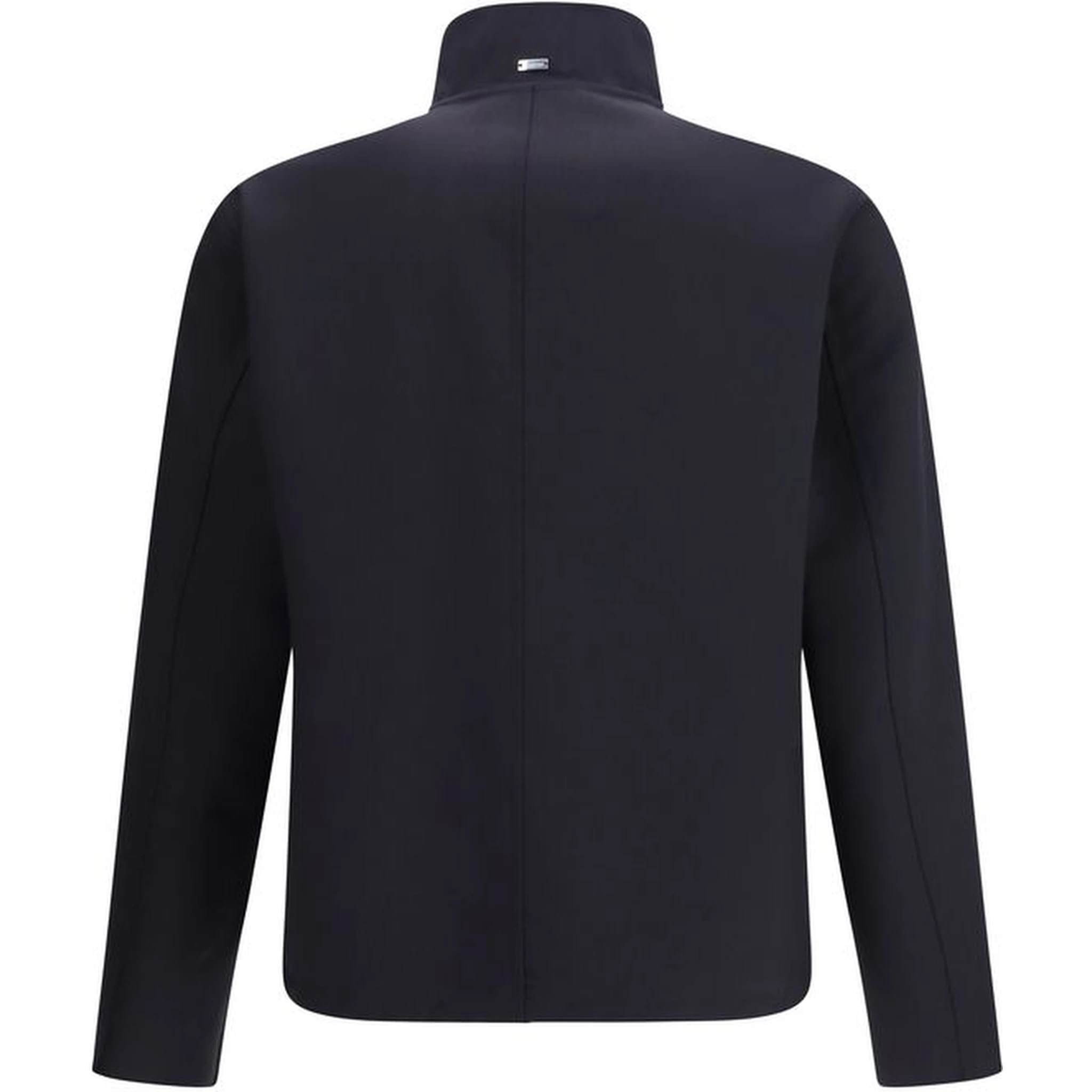 Blue Elastane Coat