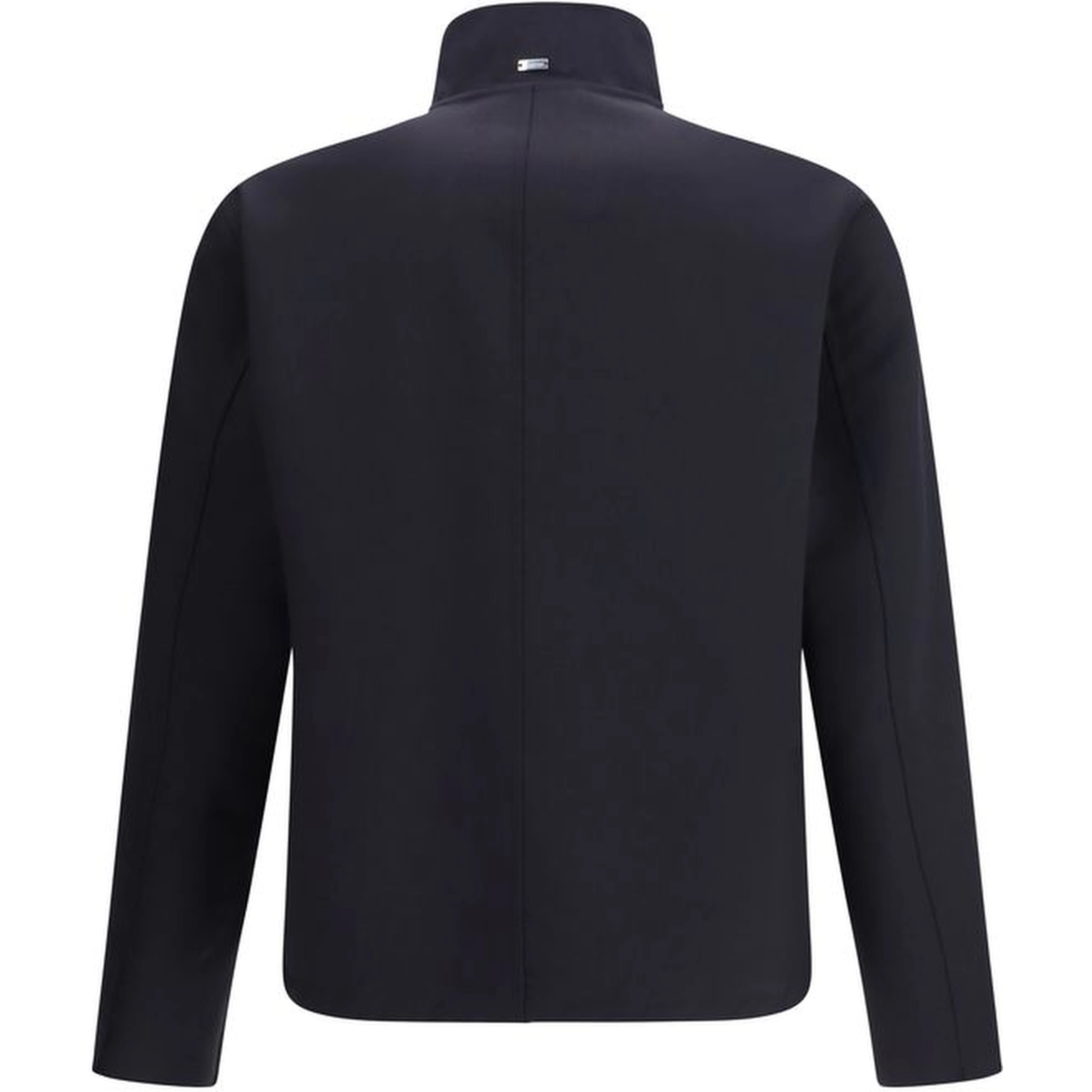 Blue Elastane Coat