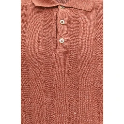 Orange Linen Sweatshirt