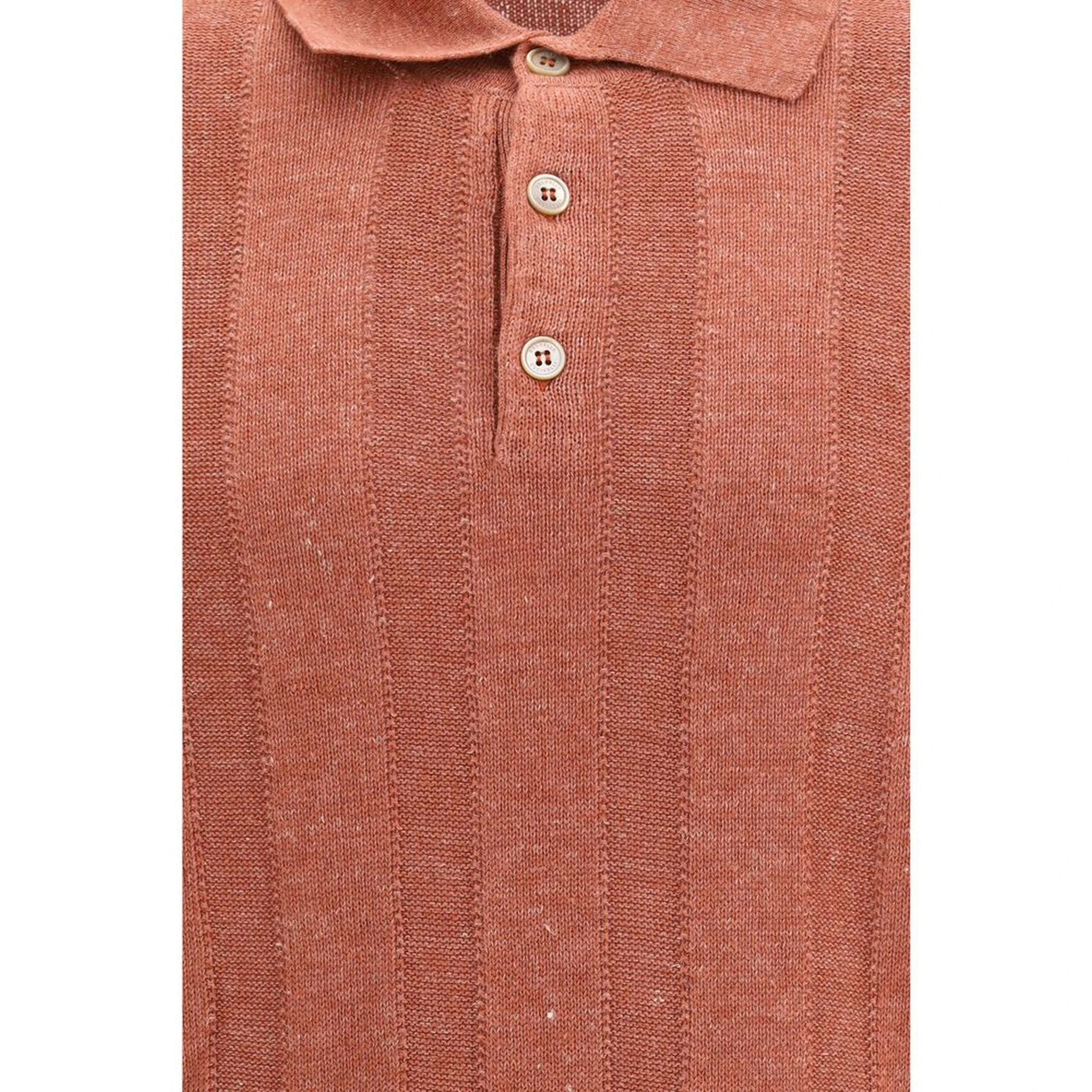 Orange Linen Sweatshirt