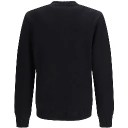 Black Fleece Wool Sweatshirt