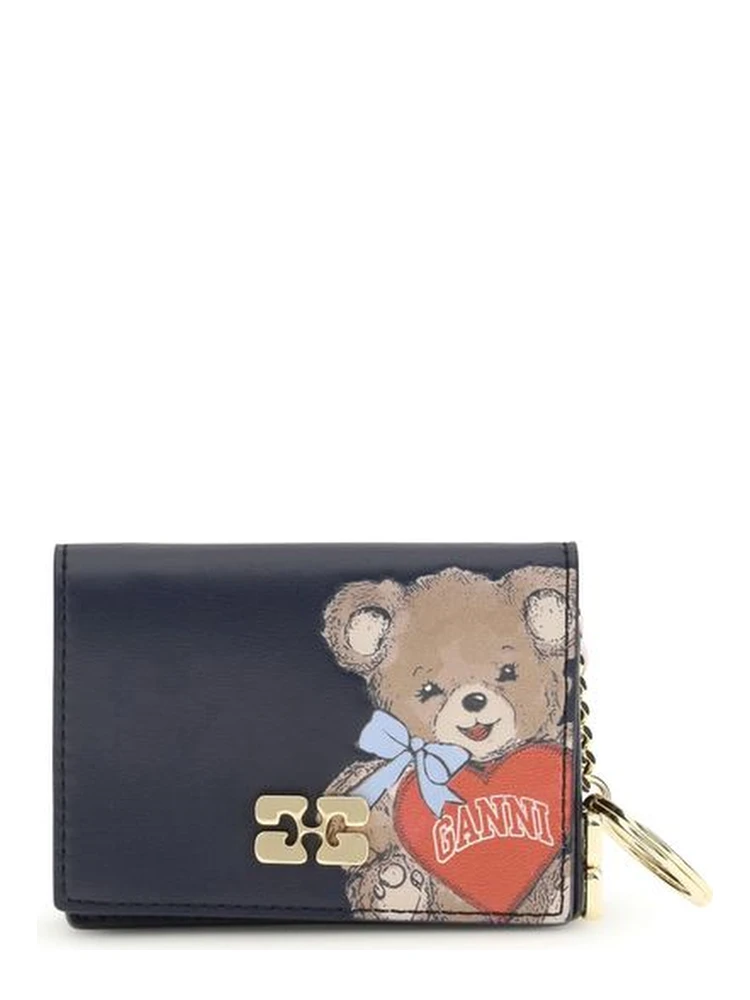 Black Recycled Leather Wallet