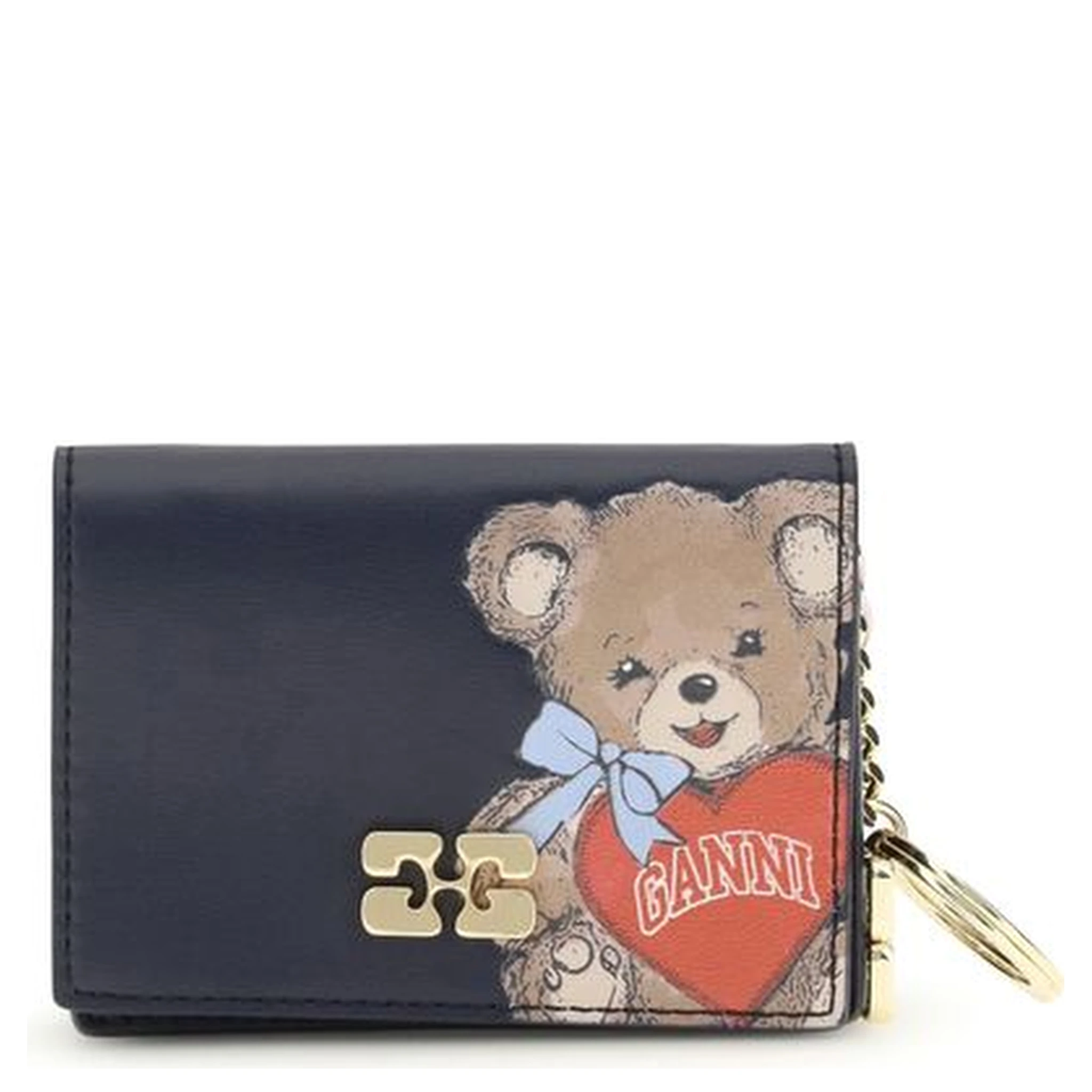 Black Recycled Leather Wallet