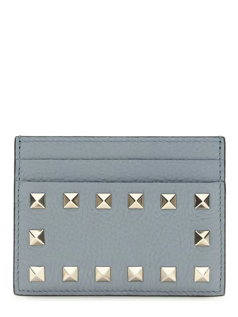 محفظة بوس توروس من جلد العجل الأزرق