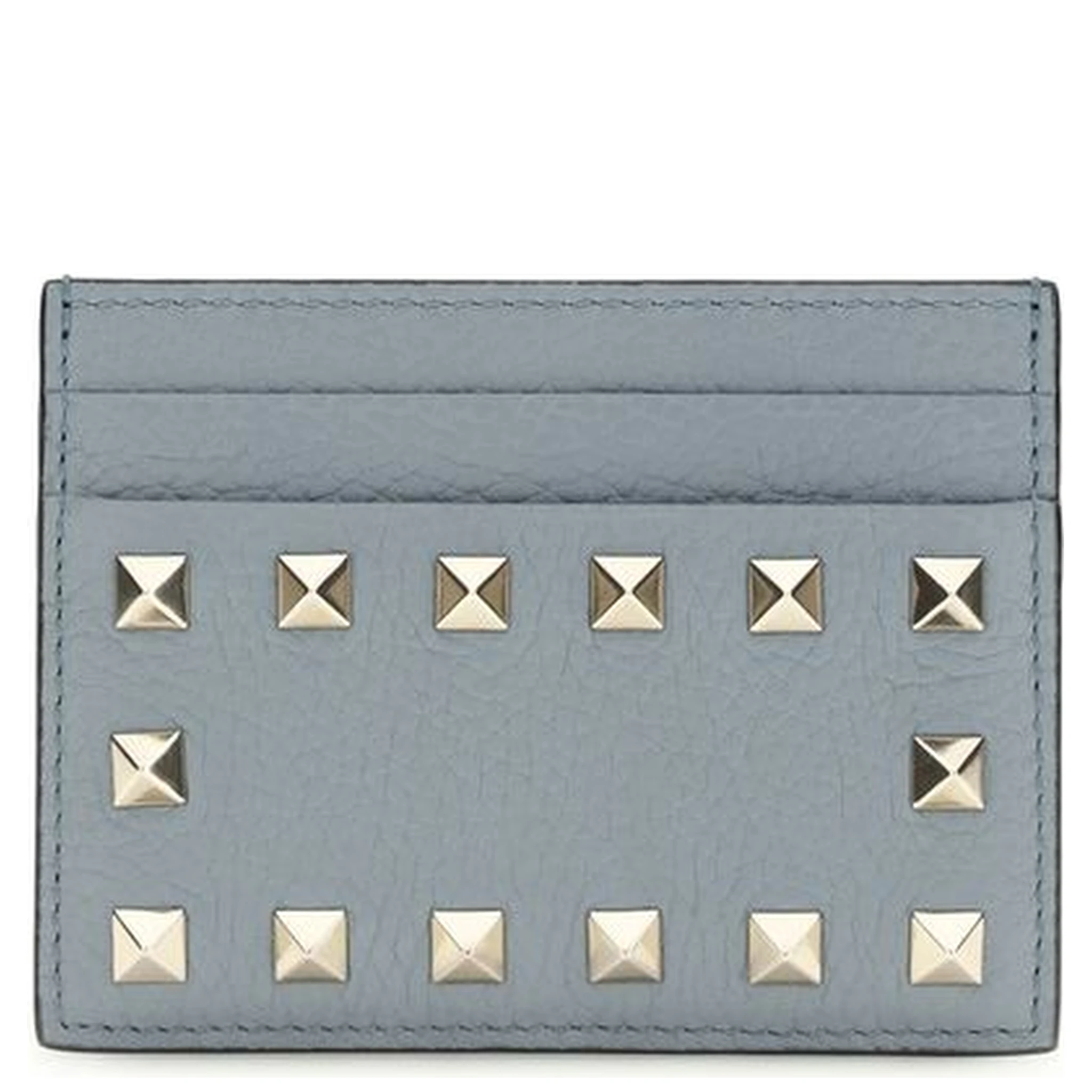 محفظة بوس توروس من جلد العجل الأزرق