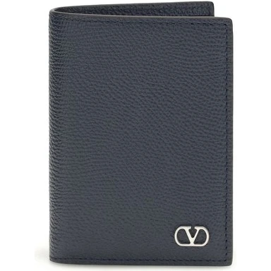 Blue Calf Leather Bos Taurus Wallet