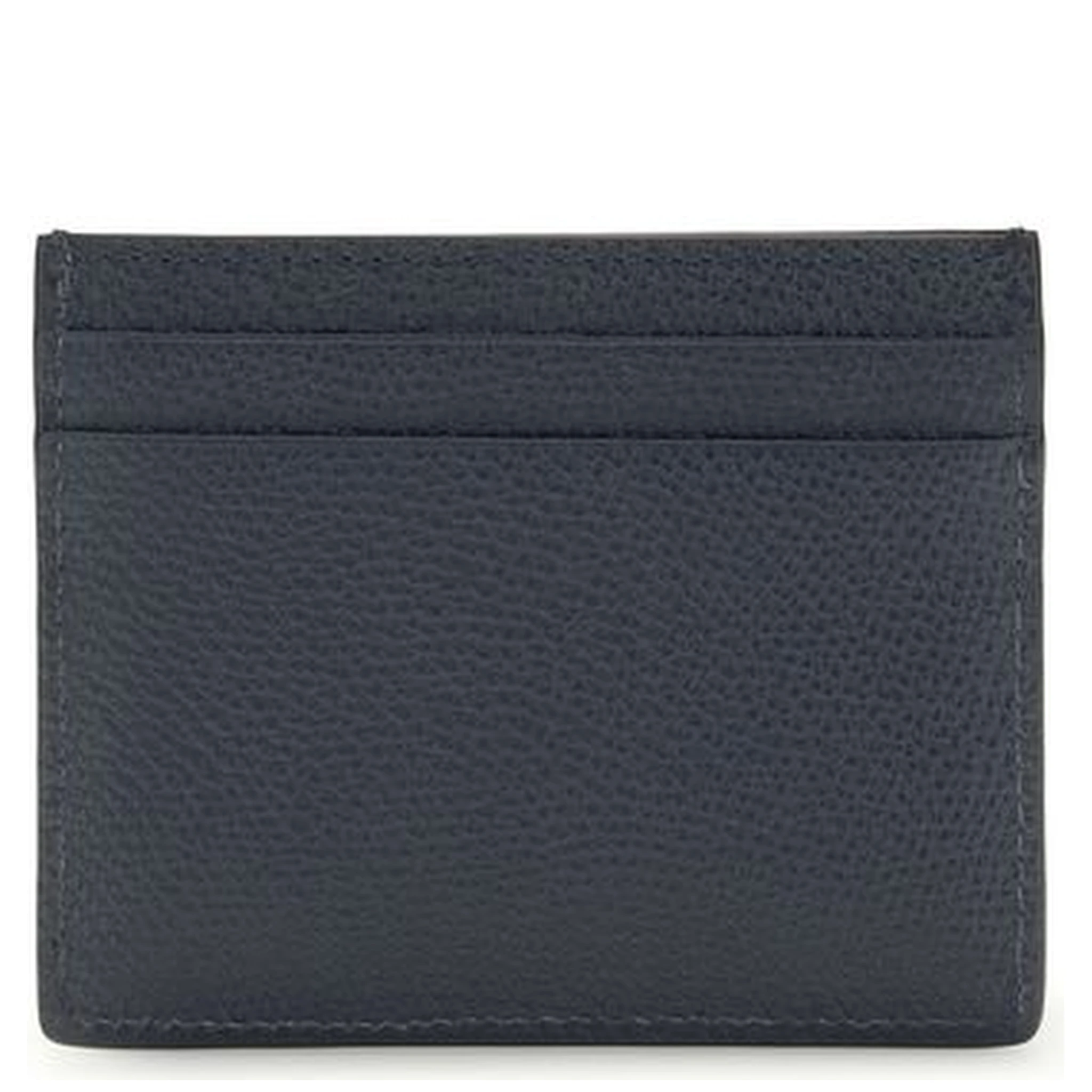 محفظة بوس توروس من جلد العجل الأزرق