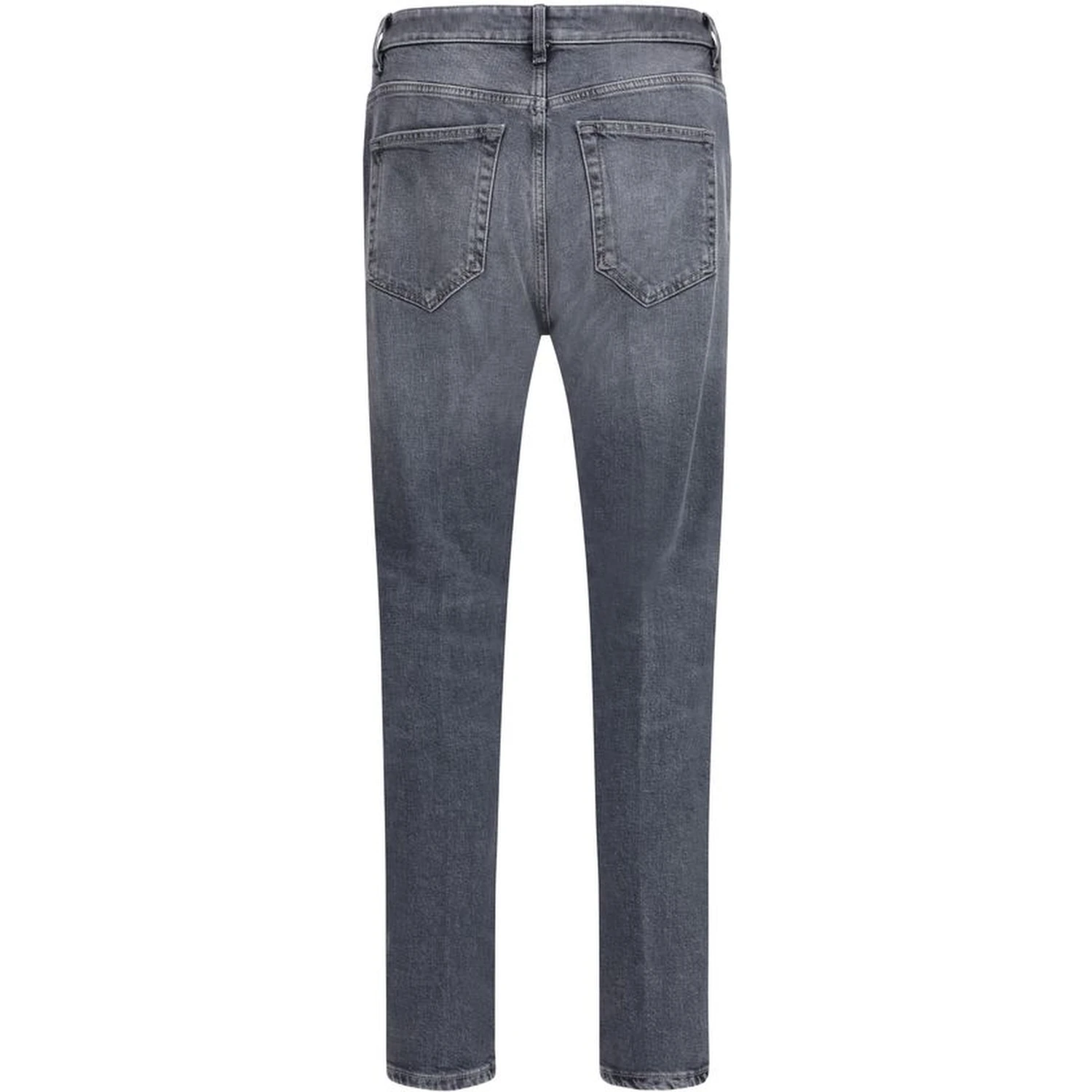 Gray Cotton Jeans Denim