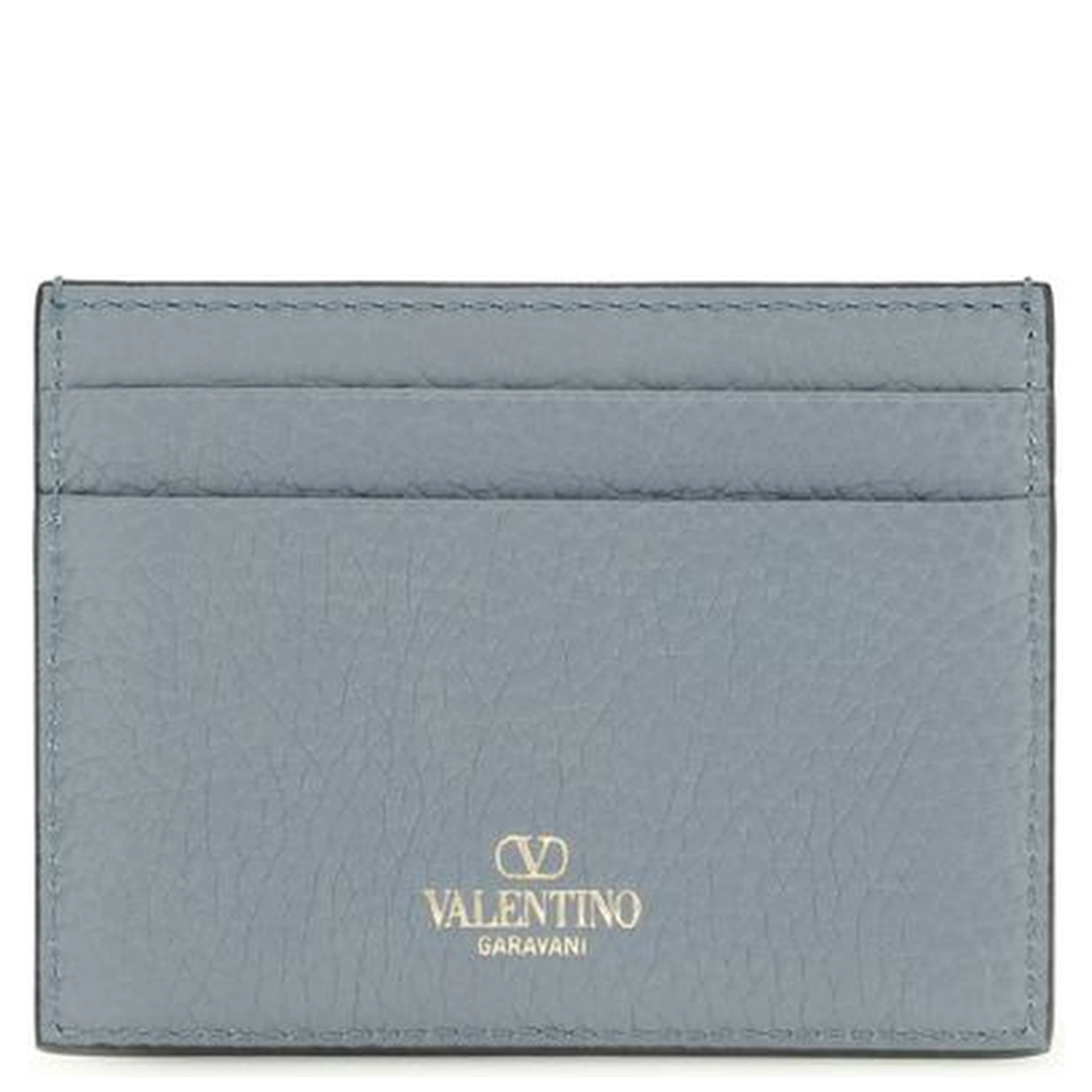 محفظة بوس توروس من جلد العجل الأزرق