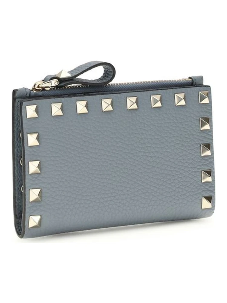 محفظة بوس توروس من جلد العجل الأزرق alternative