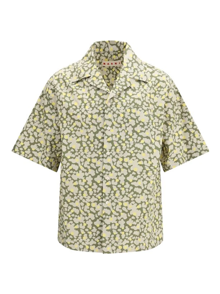 Bicolor Cotton Pattern Shirt