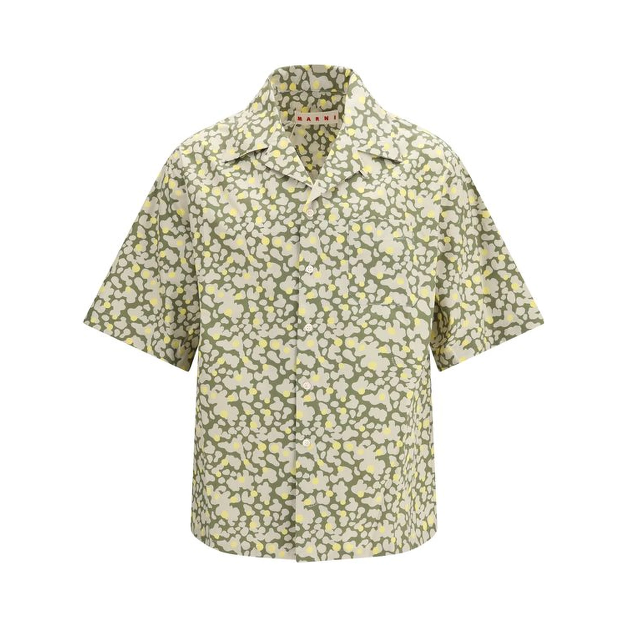 Bicolor Cotton Pattern Shirt