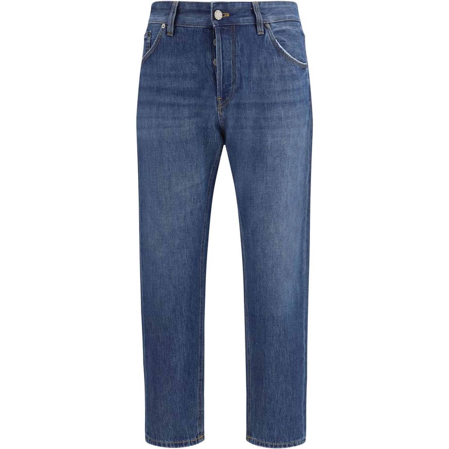 Blue Cotton Jeans Denim