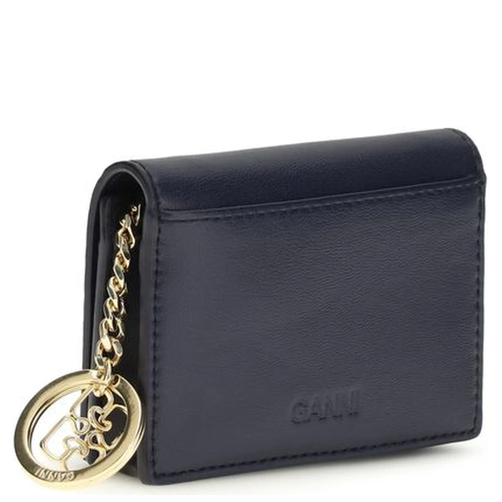 Black Recycled Leather Wallet