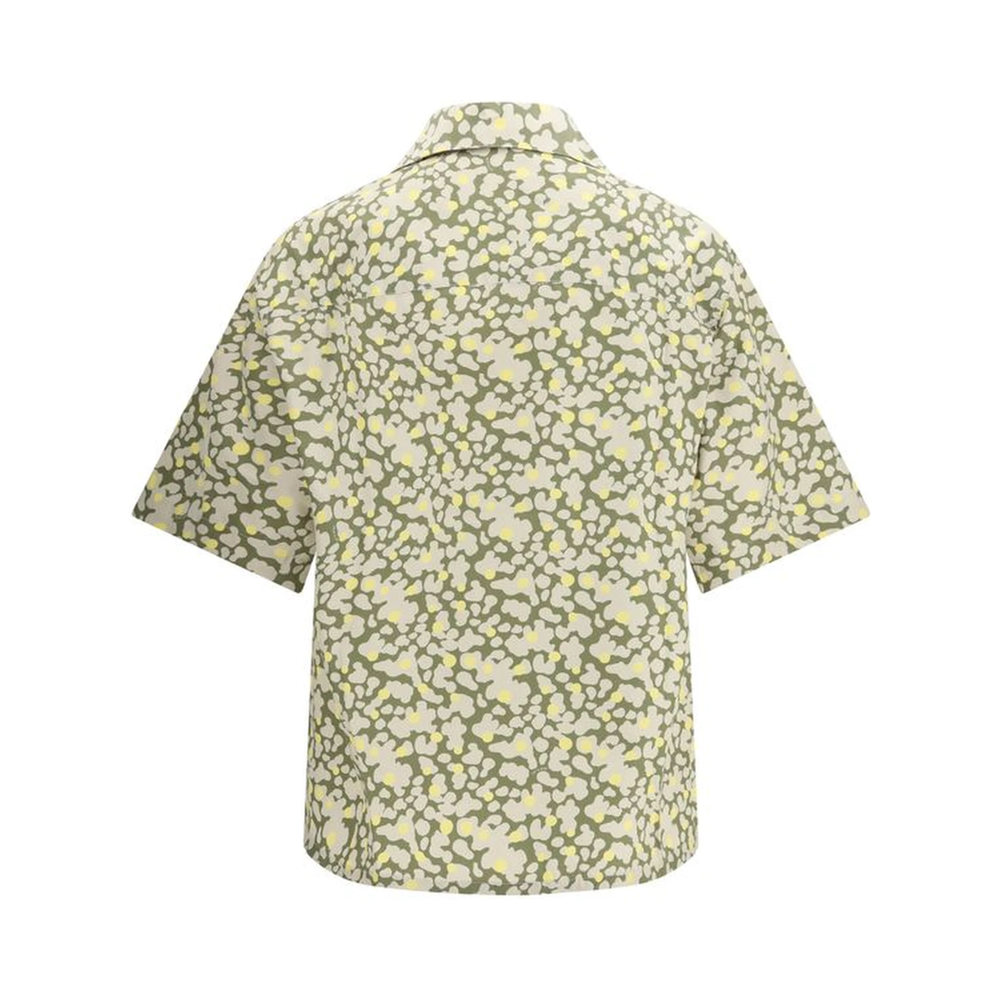 Bicolor Cotton Pattern Shirt