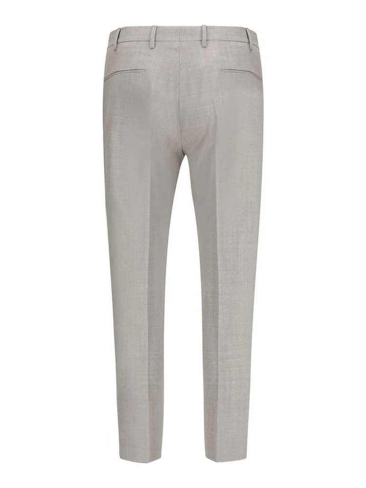 Gray Fleece Wool Dress Pants alternative