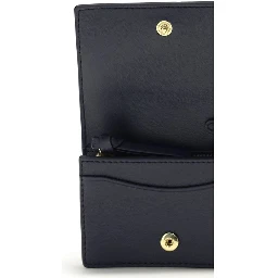 Black Recycled Leather Wallet