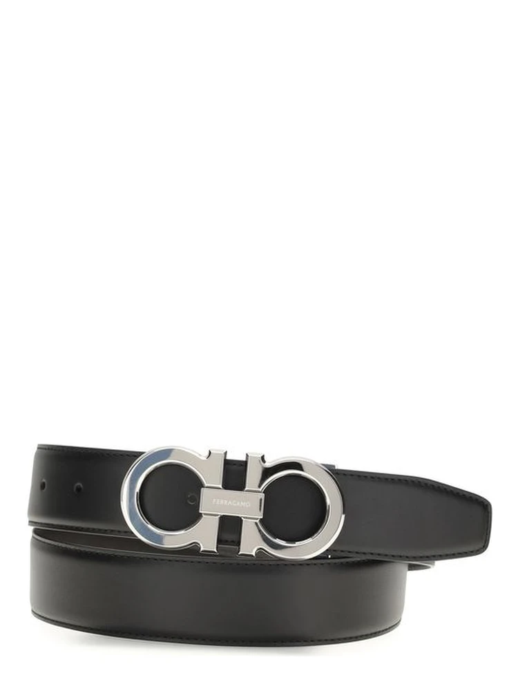 Black Calf Leather Bos Taurus Regular Belt