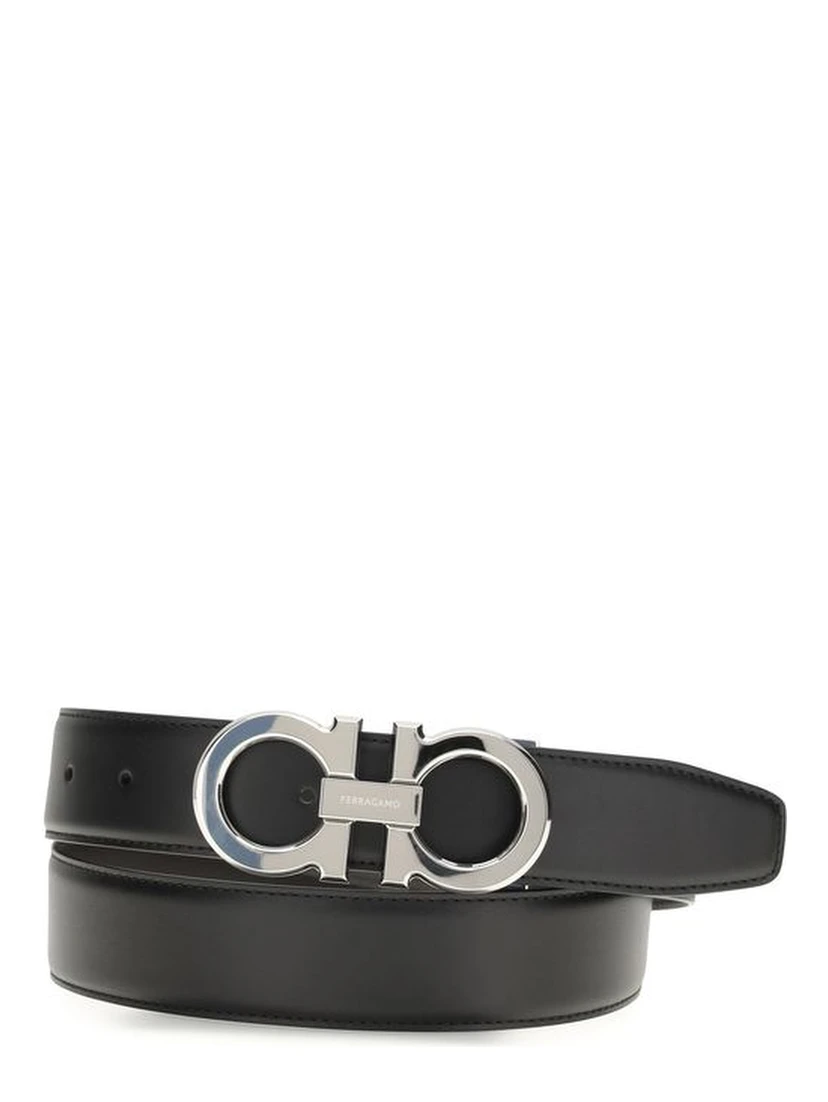 Black Calf Leather Bos Taurus Regular Belt
