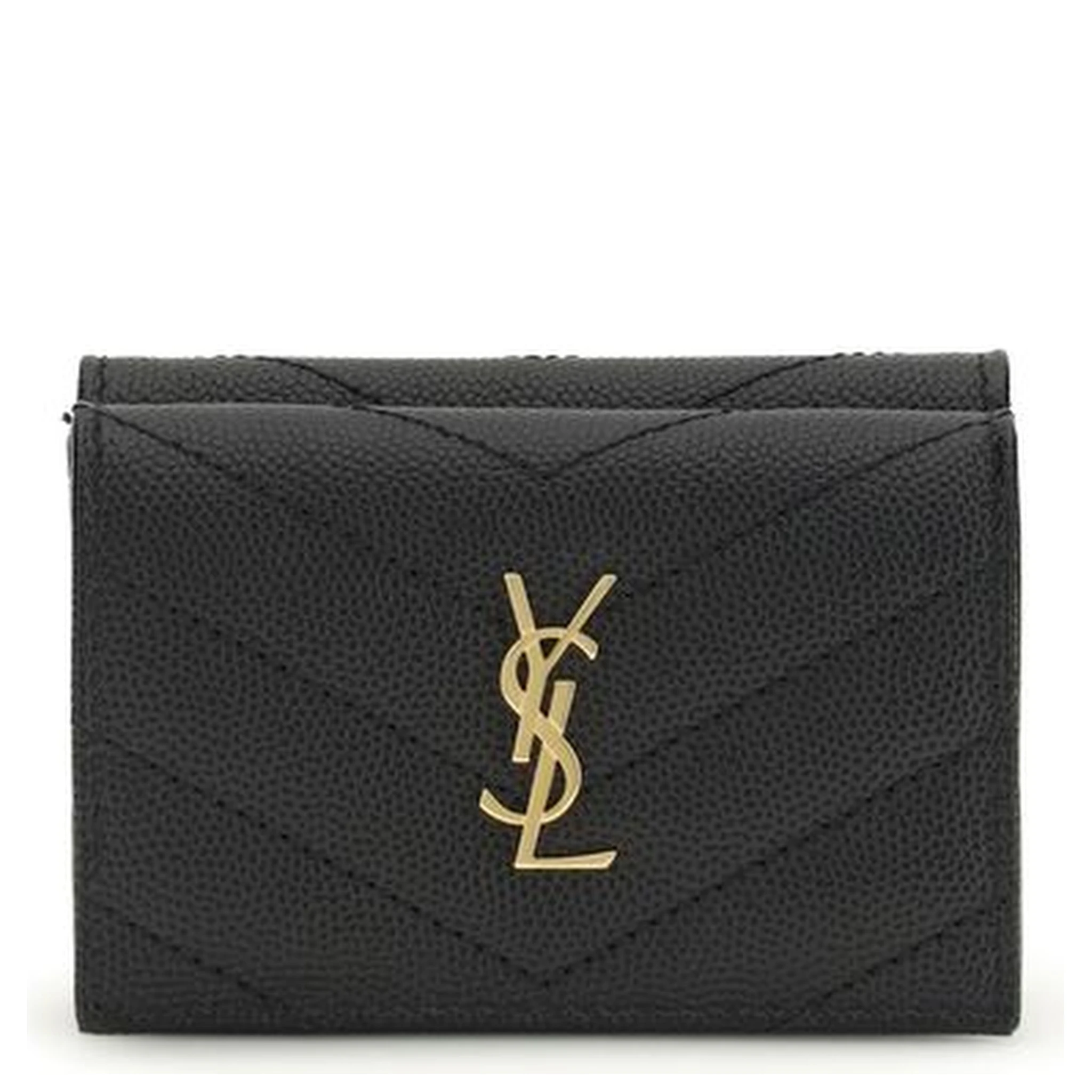 محفظة بوس توروس من جلد العجل الأسود