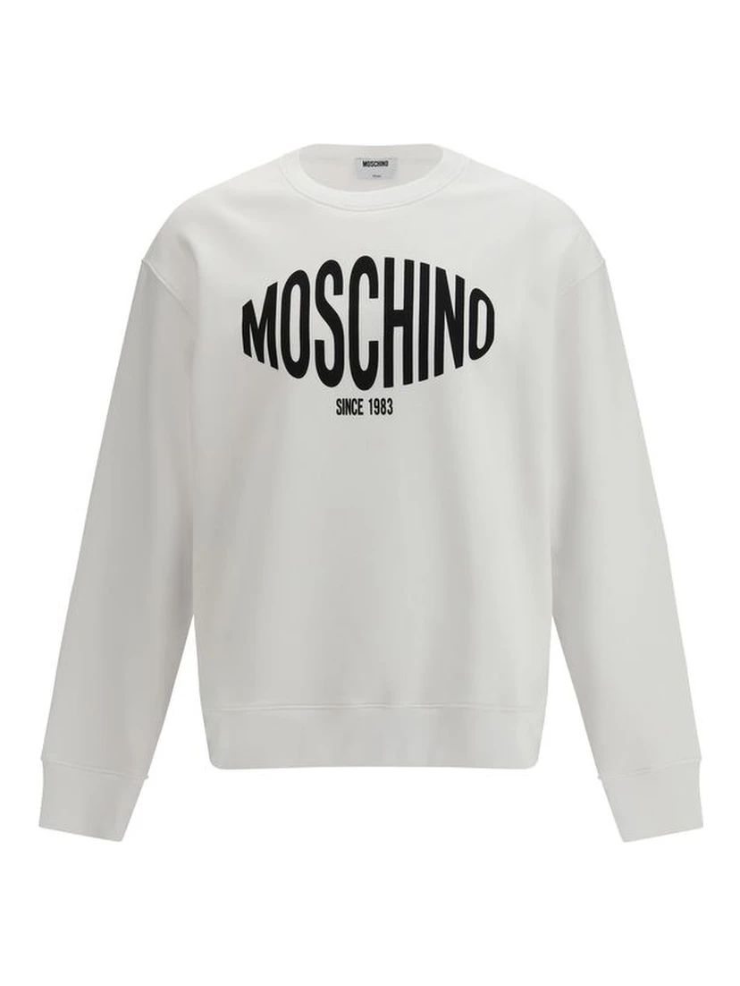 White Cotton Sweatshirt