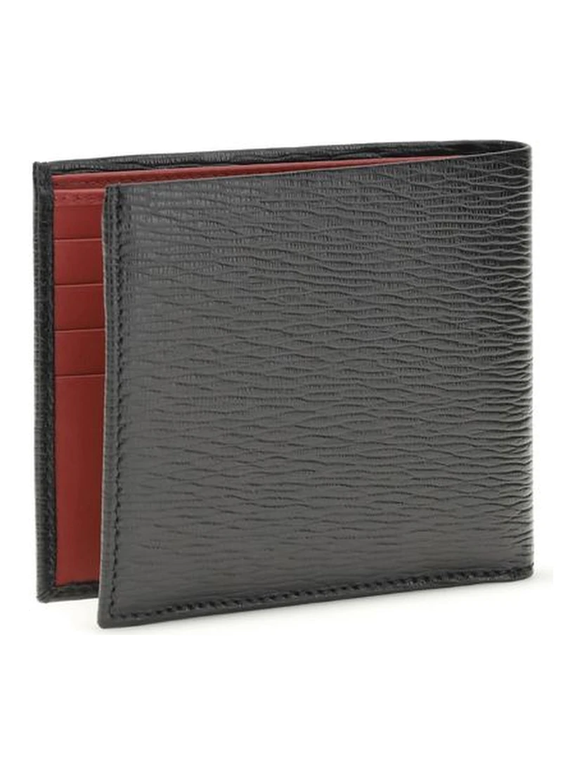 Black Calf Leather Bos Taurus Wallet