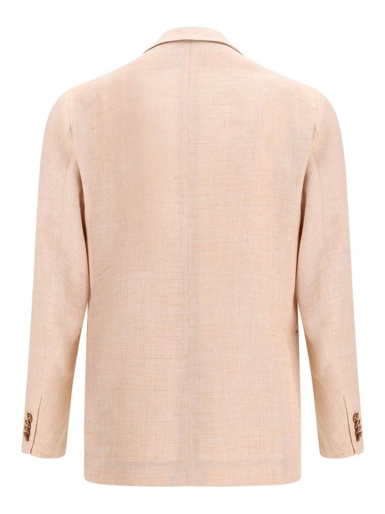 Orange Fleece Wool Blazer alternative