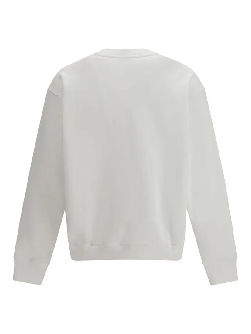 White Cotton Sweatshirt