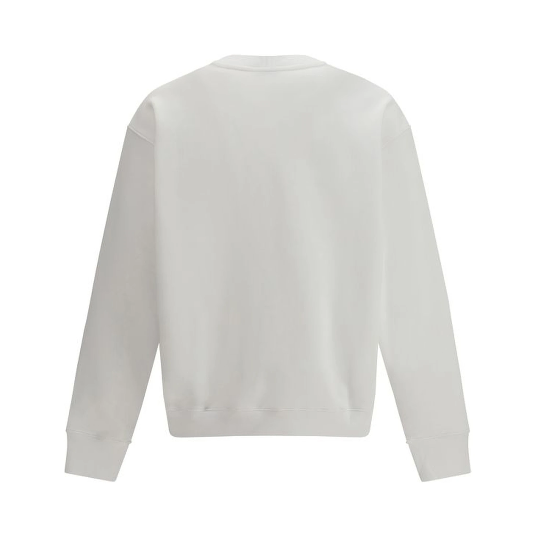 سويت شيرت قطني أبيض