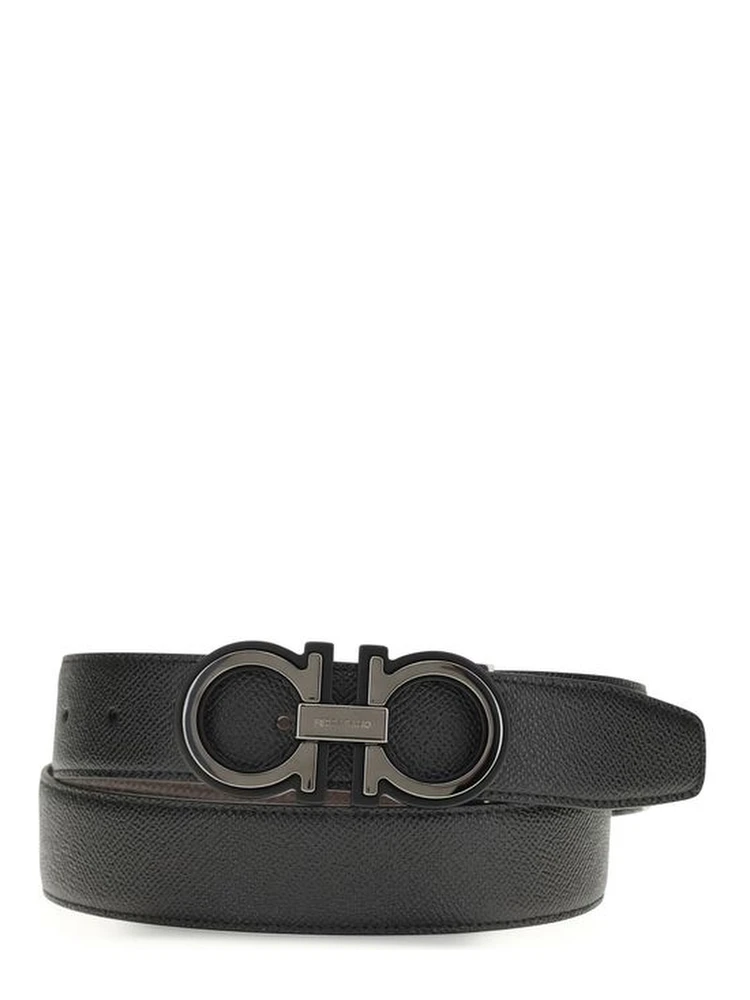 Black Calf Leather Bos Taurus Regular Belt