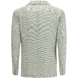 Bicolor Linen Blazer