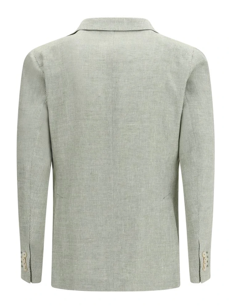 Bicolor Linen Blazer alternative