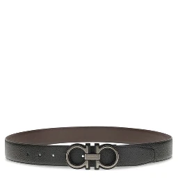 حزام بوس توروس العادي من جلد العجل الأسود