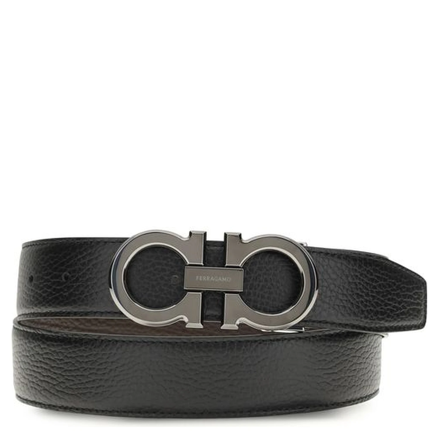 Black Calf Leather Bos Taurus Regular Belt