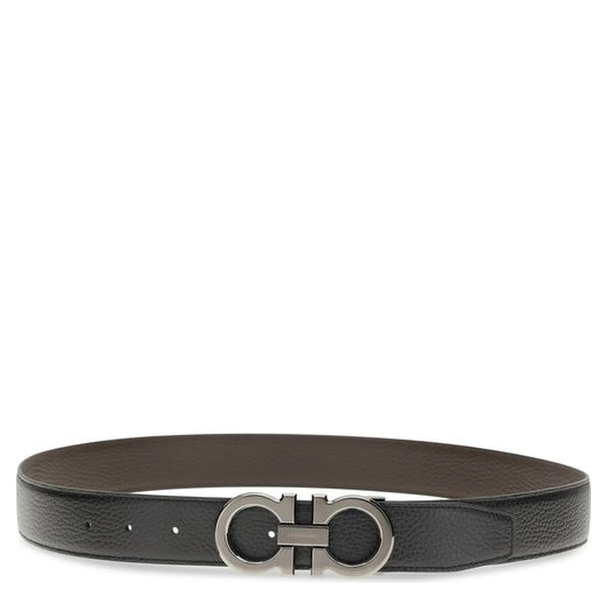 حزام بوس توروس العادي من جلد العجل الأسود